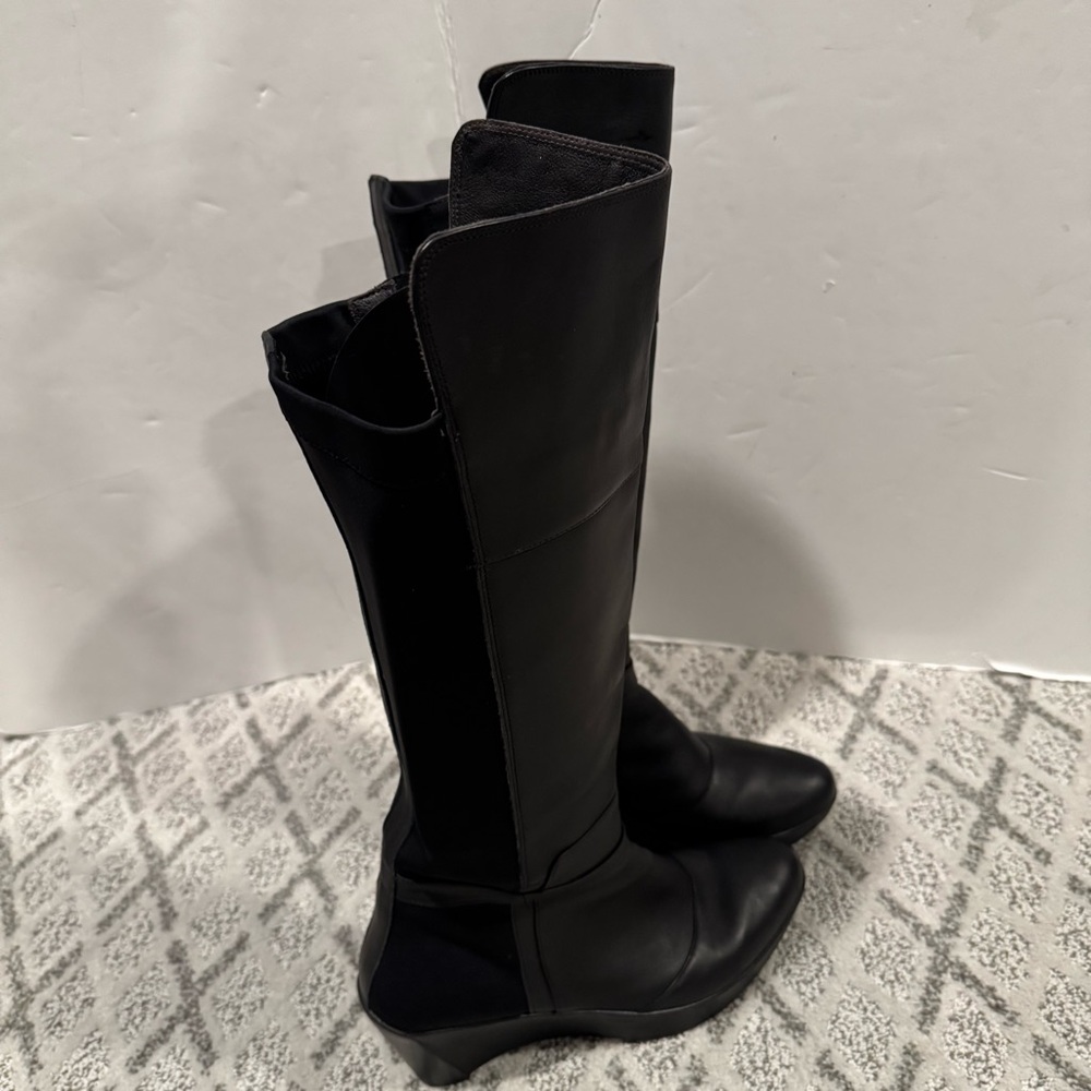 Naot Knee High Wedge Riding Boot Size 40 - Picture 4 of 11